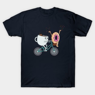 Coffee donut and bike T-Shirt